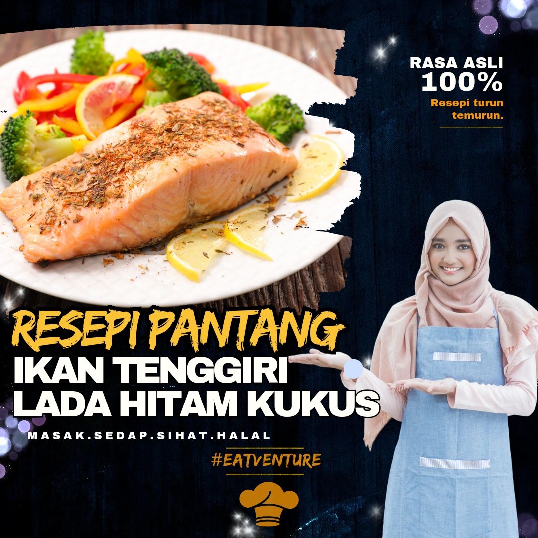 Menu Pantang Ikan Tenggiri Lada Hitam Kukus Docx My