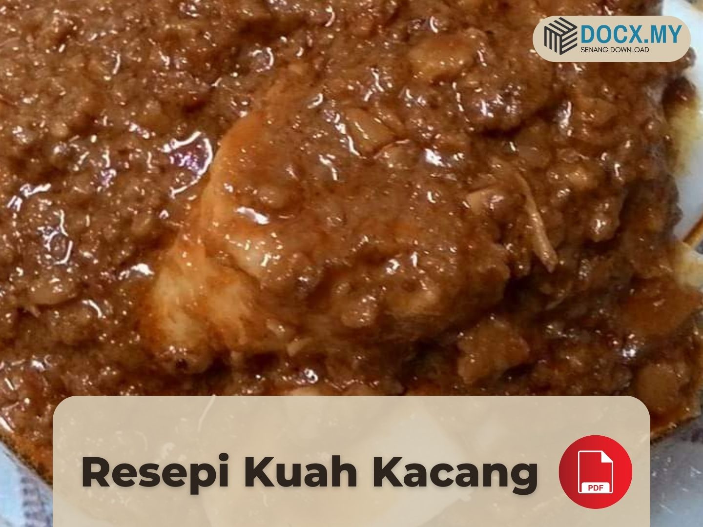 Resepi Kuah Kacang Docx My