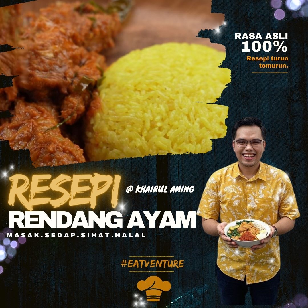 RESEPI KHAIRUL AMING: RENDANG AYAM 1 EKOR - DOCX.MY