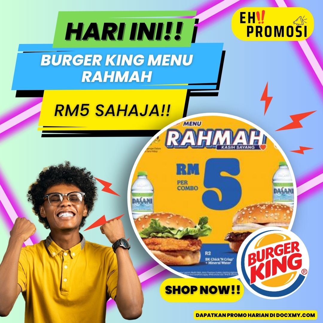 BURGER KING MENU RAHMAH RM 5 SAHAJA - DOCX.MY