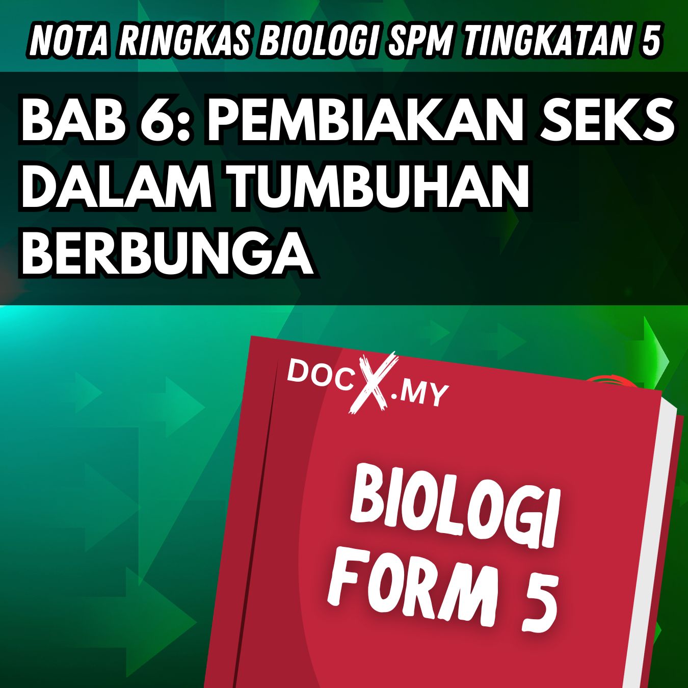 Nota Biologi Tingkatan 5 Bab 6 Pembiakan Seks Dalam Tumbuhan Berbunga