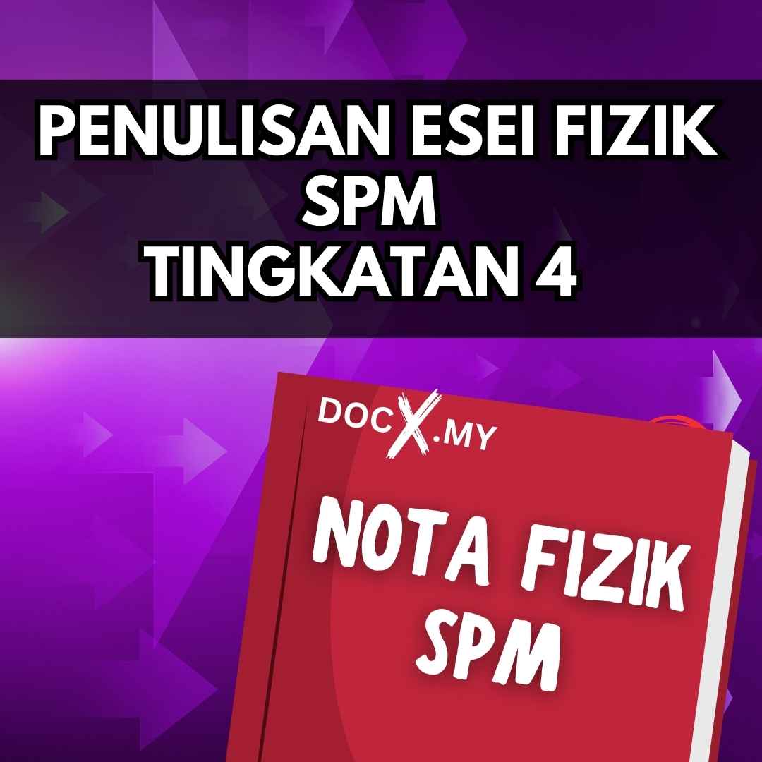 Nota Fizik Tingkatan 4 Sukatan Pelajaran Spm Kinetic Energy