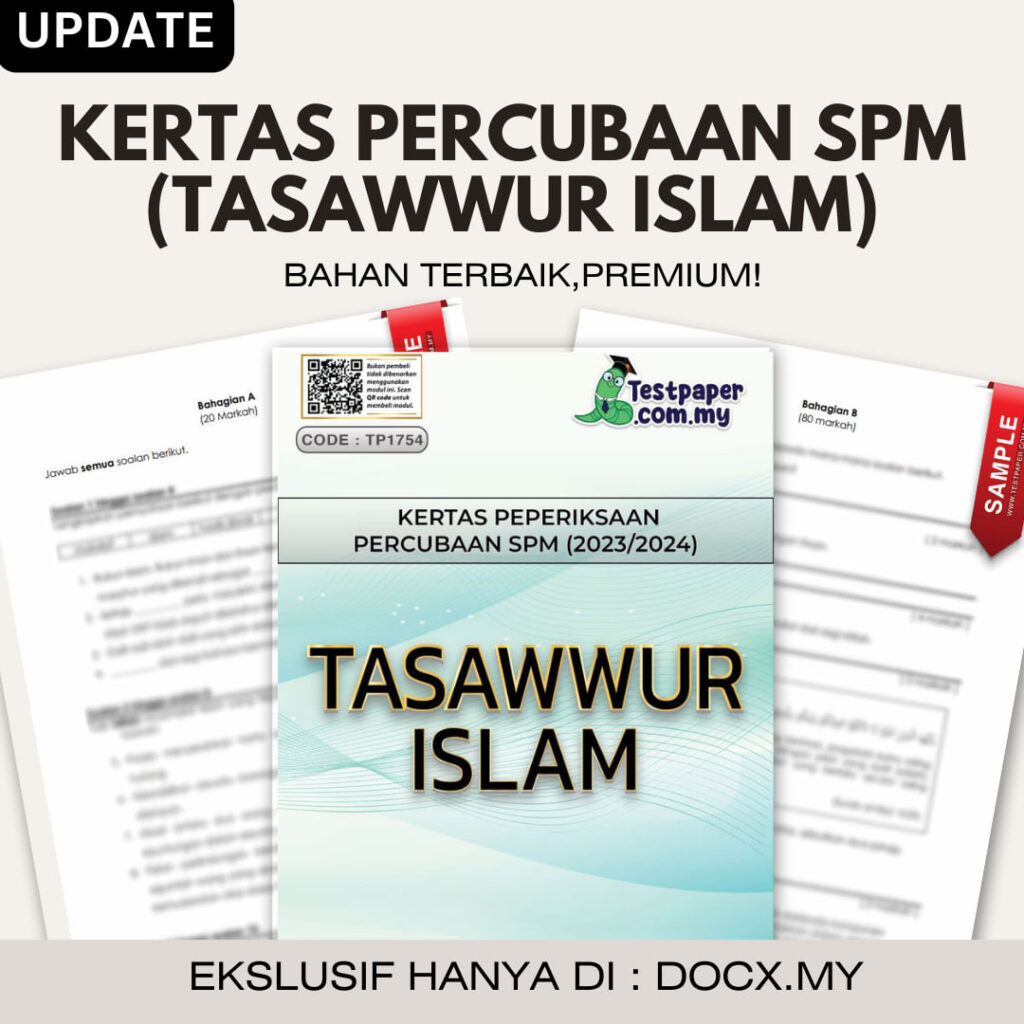 KERTAS SOALAN PERCUBAAN SPM TASAWWUR ISLAM (20232024) DOCX.MY