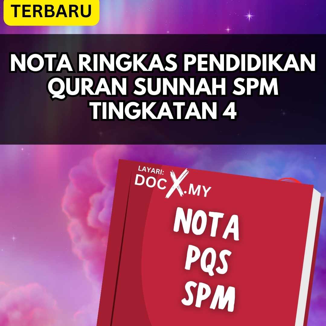 NOTA RINGKAS PENDIDIKAN QURAN SUNNAH SPM TINGKATAN 4 - DOCX.MY