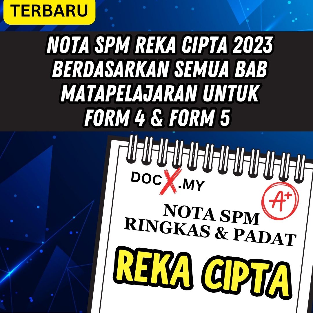 Nota Spm Reka Cipta 2023 Berdasarkan Semua Bab Matapelajaran Untuk Form 4 And Form 5 Docxmy 7049