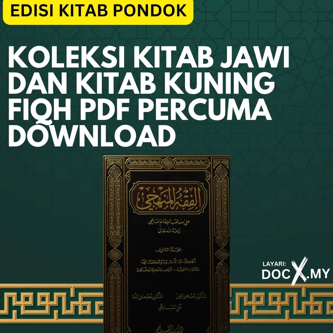 Koleksi Kitab Jawi Dan Kitab Kuning Fiqh Pdf Percuma Download Docx My