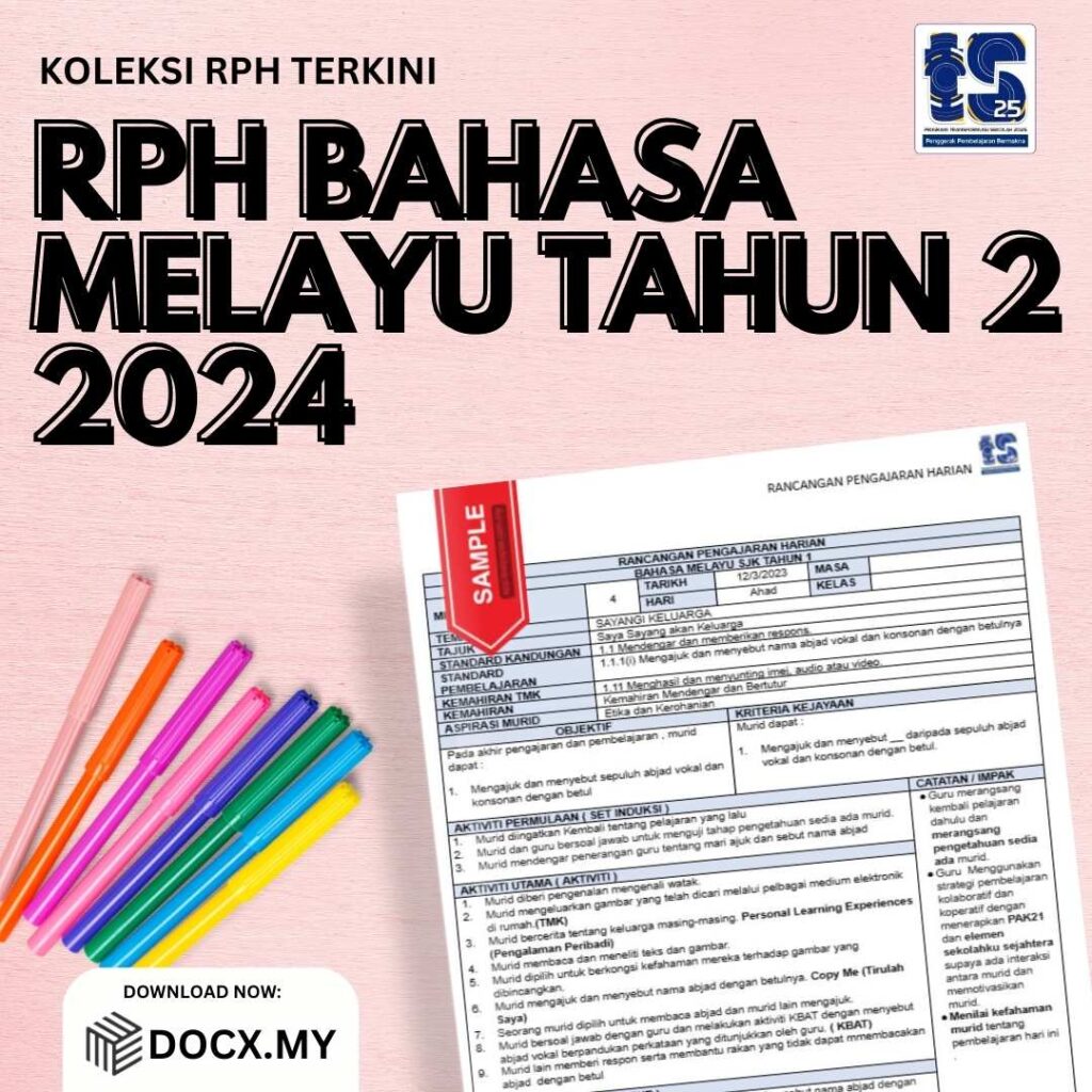 RPH BAHASA MELAYU TAHUN 2 2024/2025 - DOCX.MY