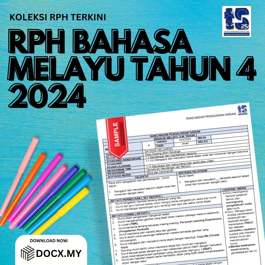 RPH BAHASA MELAYU TAHUN 4 2024/2025