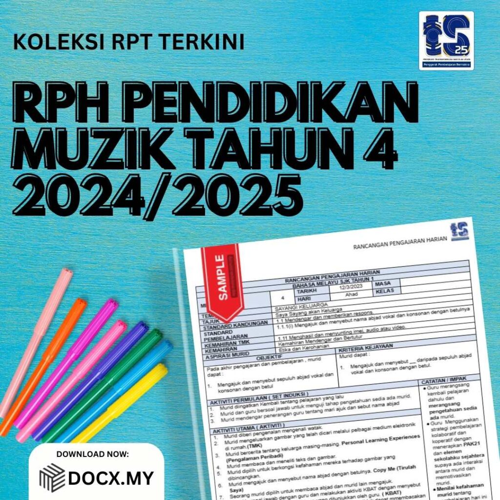 Download Rpt Pendidikan Muzik Tahun 4 20242025 Docxmy 