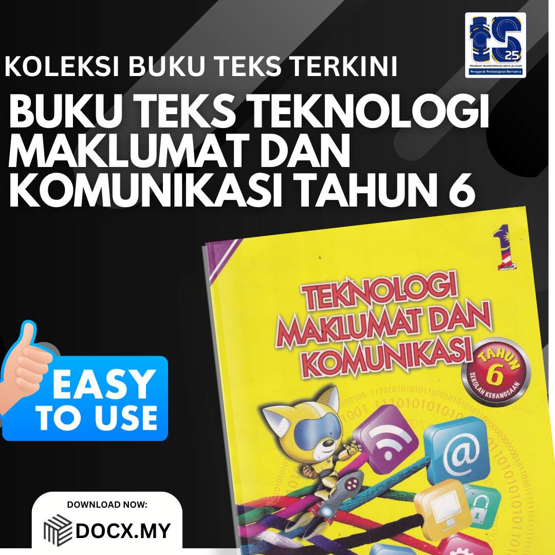 BUKU TEKS TEKNOLOGI MAKLUMAT KOMUNIKASI TAHUN 6