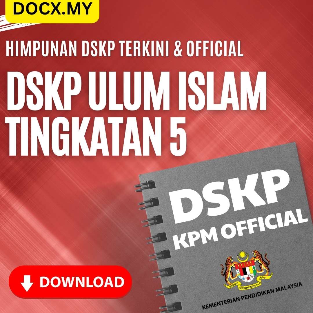 DSKP ULUM ISLAM TINGKATAN 5