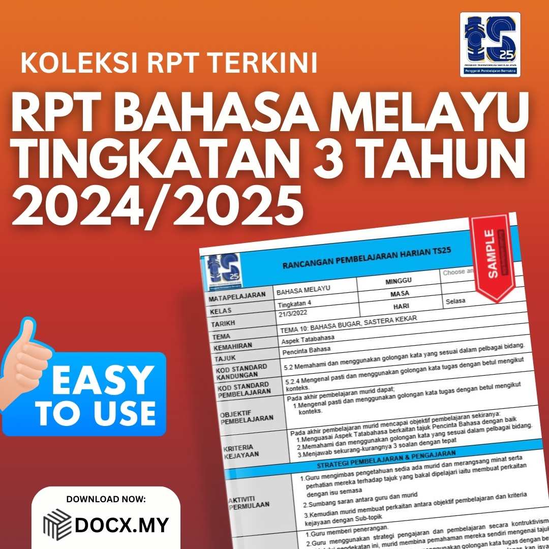 DOWNLOAD RPT BM TINGKATAN 3 TAHUN 2024/2025 - DOCX.MY