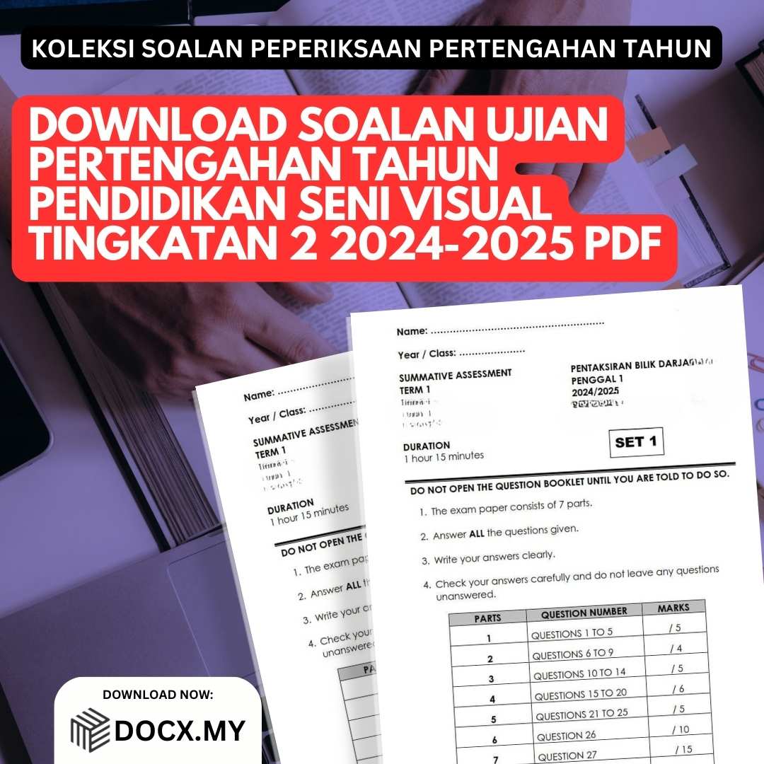 Download Soalan Ujian Pertengahan Tahun PSV Tingkatan 2 2024-2025 PDF ...