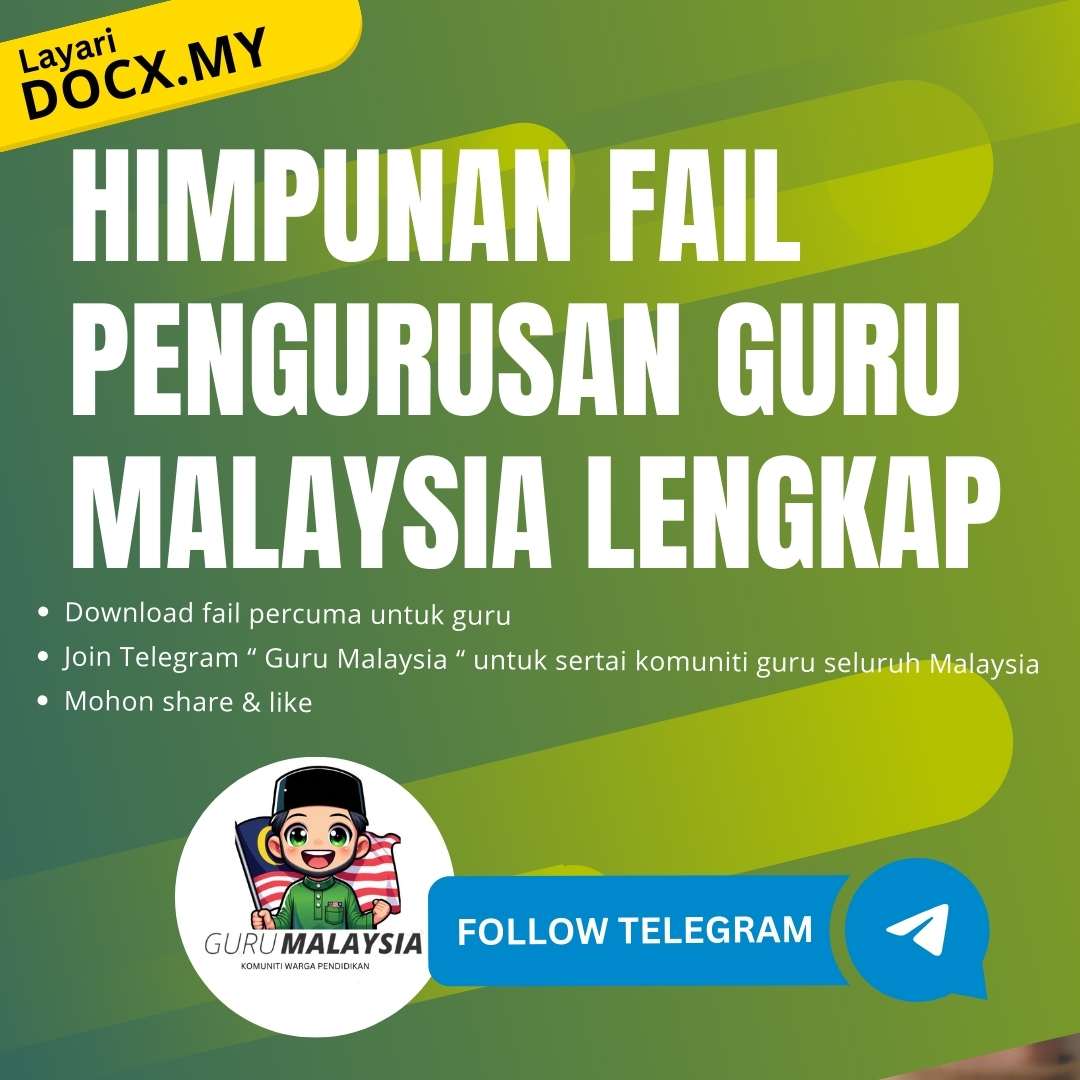 Himpunan Fail Pengurusan Guru Malaysia Lengkap - DOCX.MY